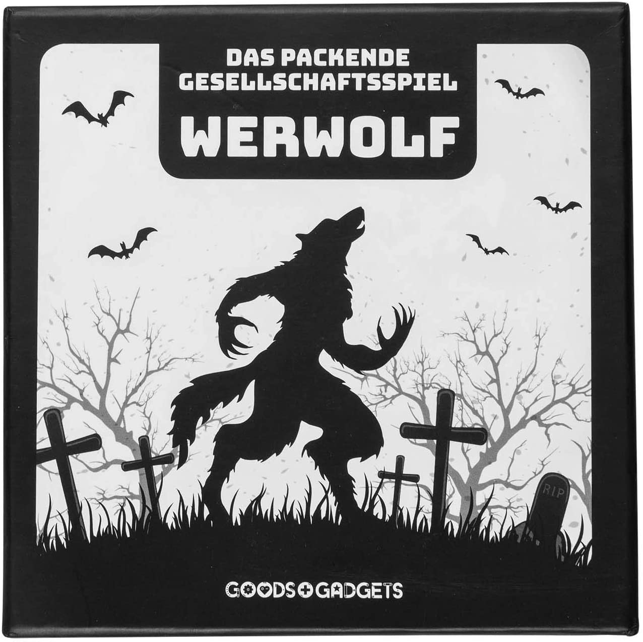 Original Werewolf card game deluxe party game with expansion, werewolves role-playing classic