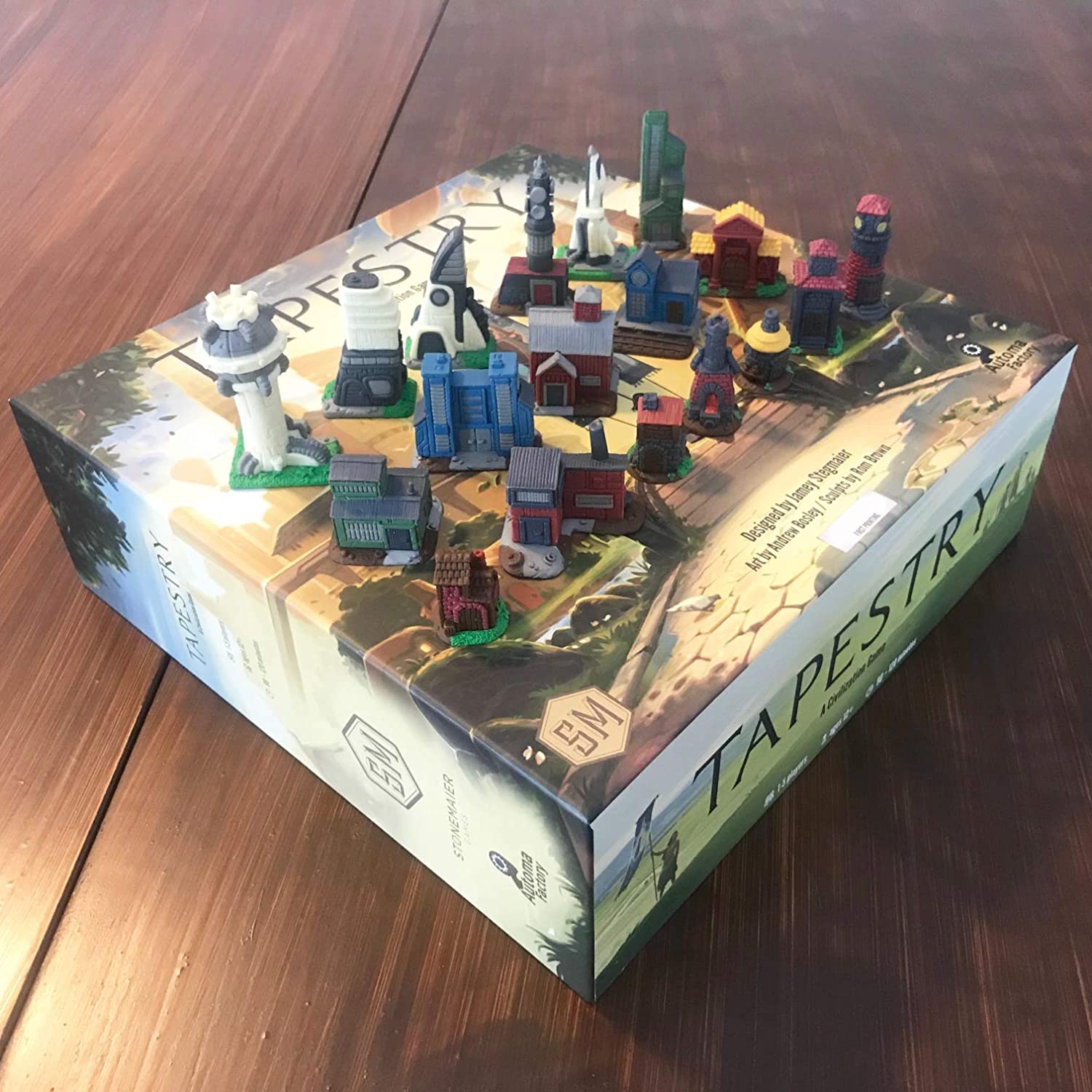 Stonemaier Games, Tapestry Board Game, Ages 14+, 1-5 Players,90-120 Minutes Playing Time, Brown, Medium - Image 2