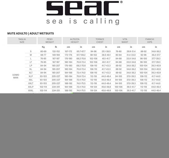 Seac Royal, 5 mm Neoprene Wetsuit for Freediving, Long-John and Hooded Jacket - Image 4