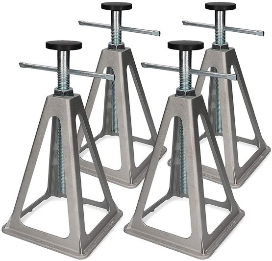Cartrend 10306 Support Stand, Caravan Accessories, Set of 4, 4-piece