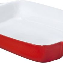 Pyrex Rectangular Dish Ceramic Signature Signature, Ceramic, red, 25 x 19cm