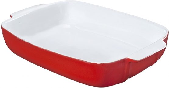 Pyrex Rectangular Dish Ceramic Signature Signature, Ceramic, red, 25 x 19cm
