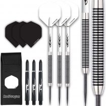 RED DRAGON Pegasus Tungsten Steeltip Darts Set 21, 22, 23, 24, 25, 26, 28, 30 Gram with Flights, Stems and Wallet