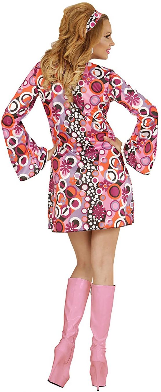 Adult costume, groovy, seventies, mini dress - Image 3