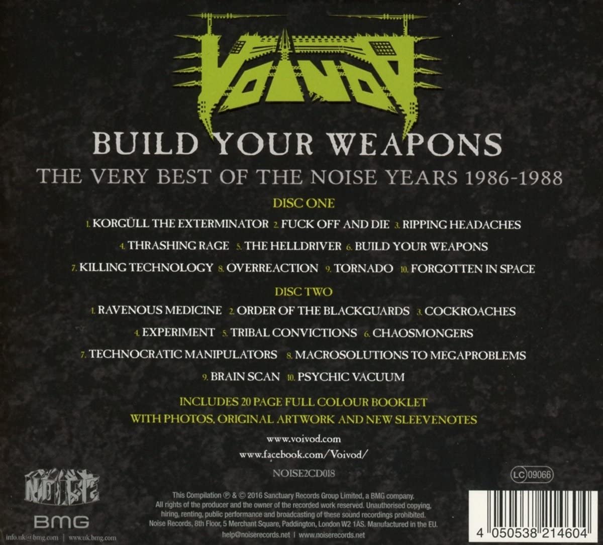 Build Your Weapons - The Very Best of The Noise Years 1986-1988 Set) - Image 2