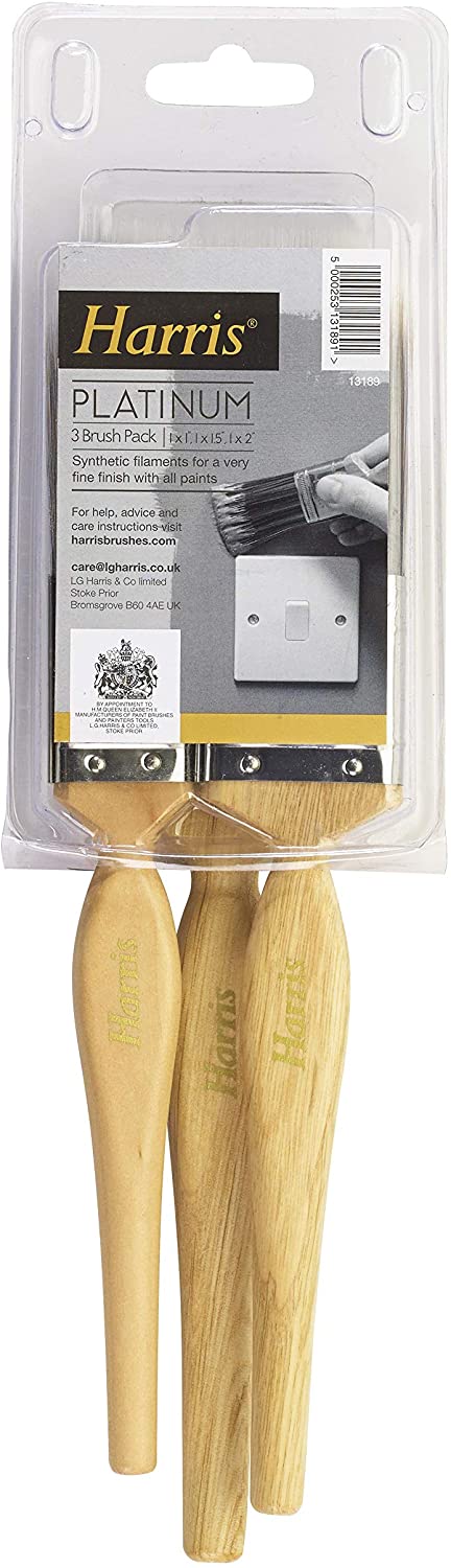 Harris 13189 Platinum 3 Brush Set, Others, Set of 3 Pieces, 1 - Pack