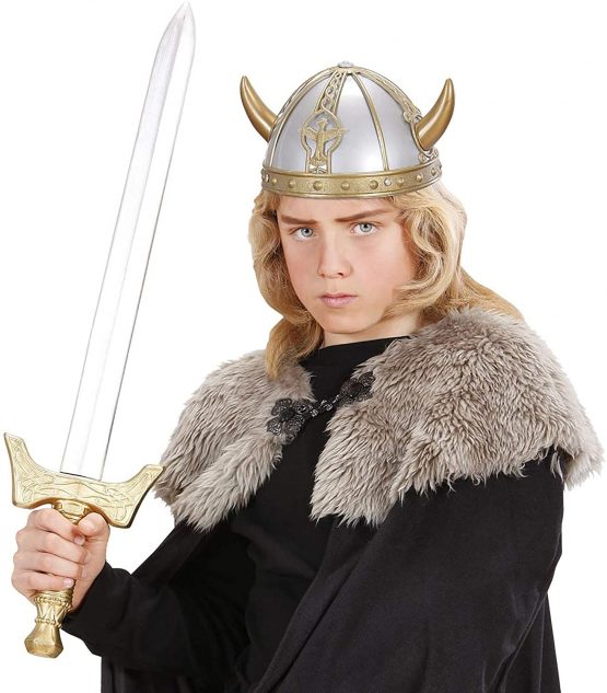 Viking Helmet Accessory for Roman Gladiator Fancy Dress - Image 3