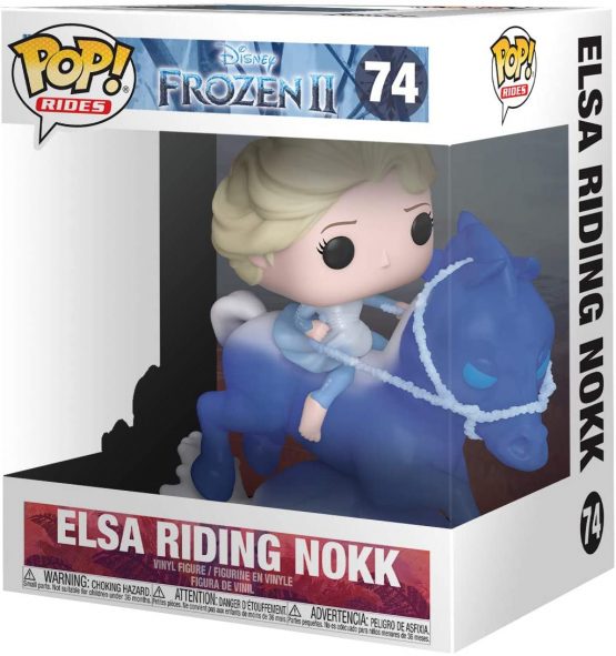 Funko 46586 POP Frozen 2-Elsa Riding Nokk Disney Collectible Toy, Multicolour - Image 2