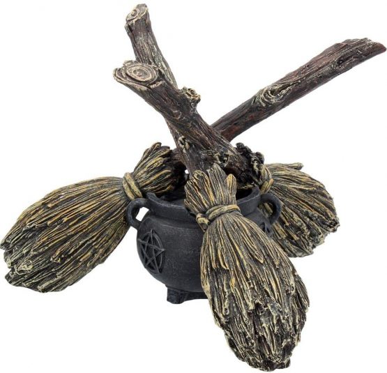 Nemesis Now B1867F6 Broomstick Crystal Ball Crystal Ball Holder 16cm Brown - Image 4