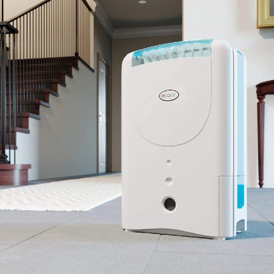 EcoAir Desiccant Dehumidifier DD122FW MK5 Classic with Ioniser & Silver Filter - 7L / Day - Image 2