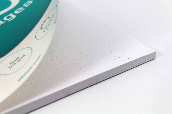 Silvine 160 Page A4 Refill Pad, Head Bound and Punched 4 Holes. Ruled with 5mm Grey Dot Grid. Ref A4RPD [Pack of 6] - Image 4