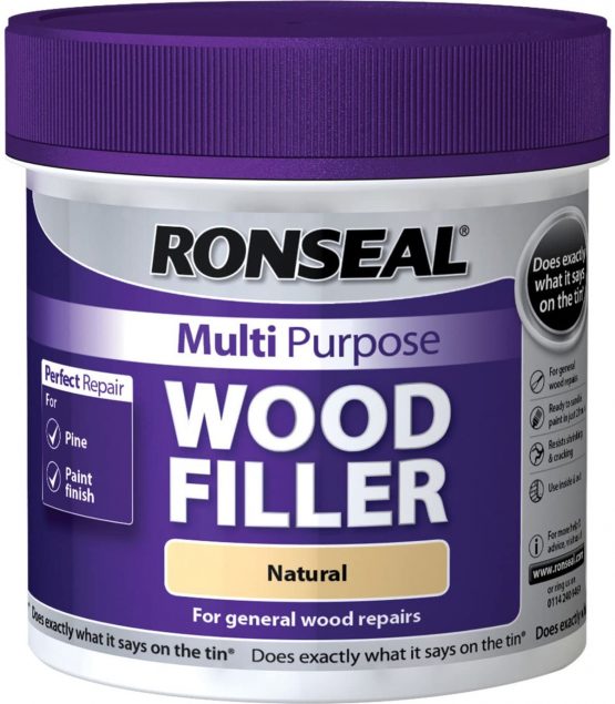 Ronseal MPWFN465 465 g Multi-Purpose Wood Filler Tub - Natural