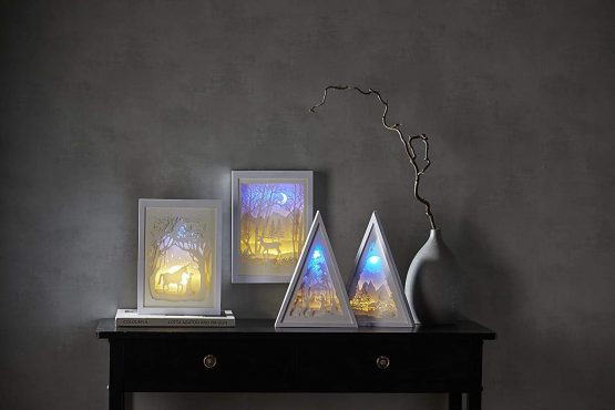 Star Decorative Light, Wood, White - Image 4