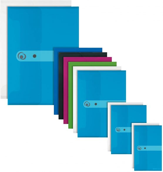 Herlitz Easy Orga to Go A5 Polyfoam Document Folder - Transparent Colourless (Pack of 6) - Image 3
