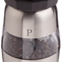 Ozeri Duo Ultra Salt and Pepper Mill and Grinder, Stainless Steel