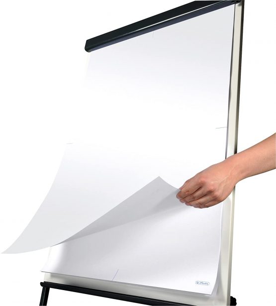 Herlitz 68 x 99 cm Blank 20 Sheet Flipchart Pad (Pack of 5) - Image 2