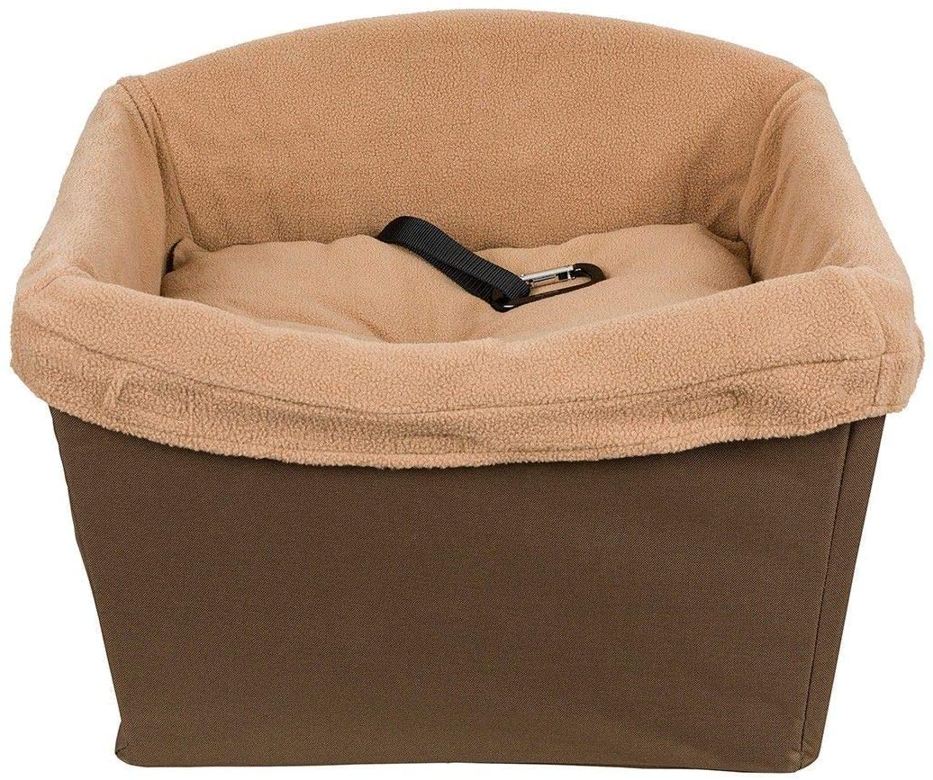 PetSafe Happy Ride Dog Safety and Pet Booster Seat for Cars Trucks and 4X4s, Included Seat Belt Tether