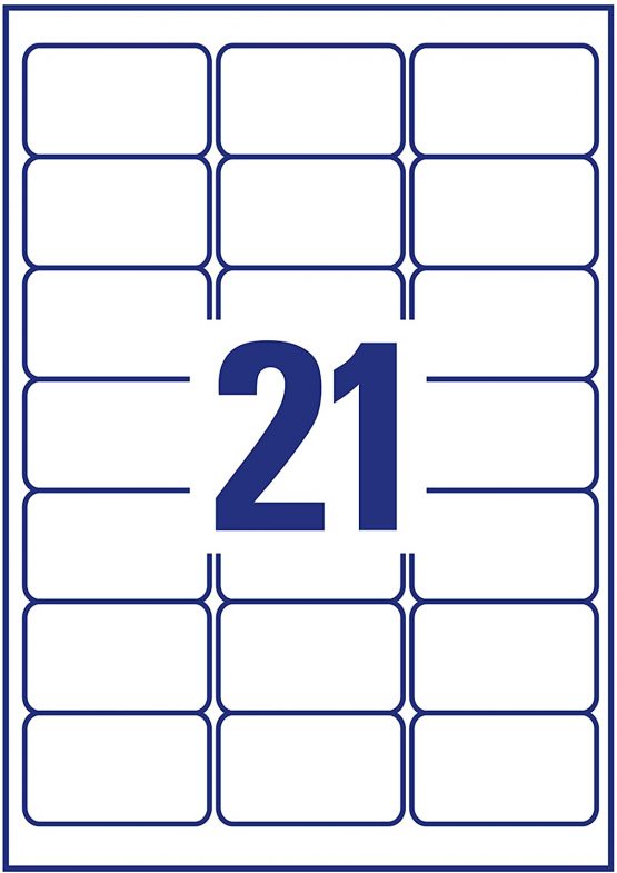 Avery L4613-25 Cover Up Labels, 63.5 x 38.1 mm - Image 3