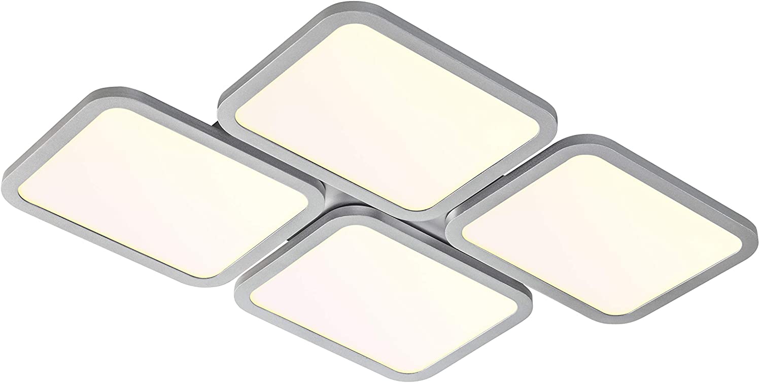 WOFI 30W REEV Silver Plastic Ceiling Light, Silberfarbig - Image 2