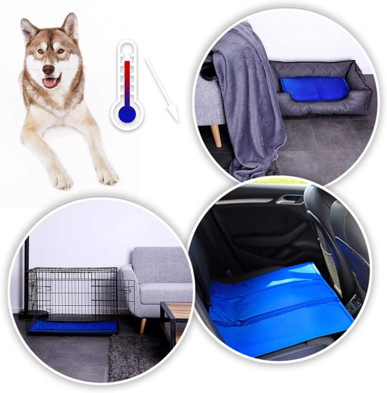 lionto by dibea Cooling Mat for Pets Dog Cooling Mat Cooling Pet Mat (XL) 120 x 80 cm - Image 4