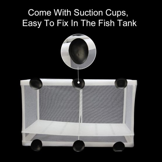 SENZEAL Aquarium Fish Breeding Net Fish Isolation Breeder Hatchery Incubator Mesh with 3pcs Pipette for Aquarium Tank(Large) - Image 4