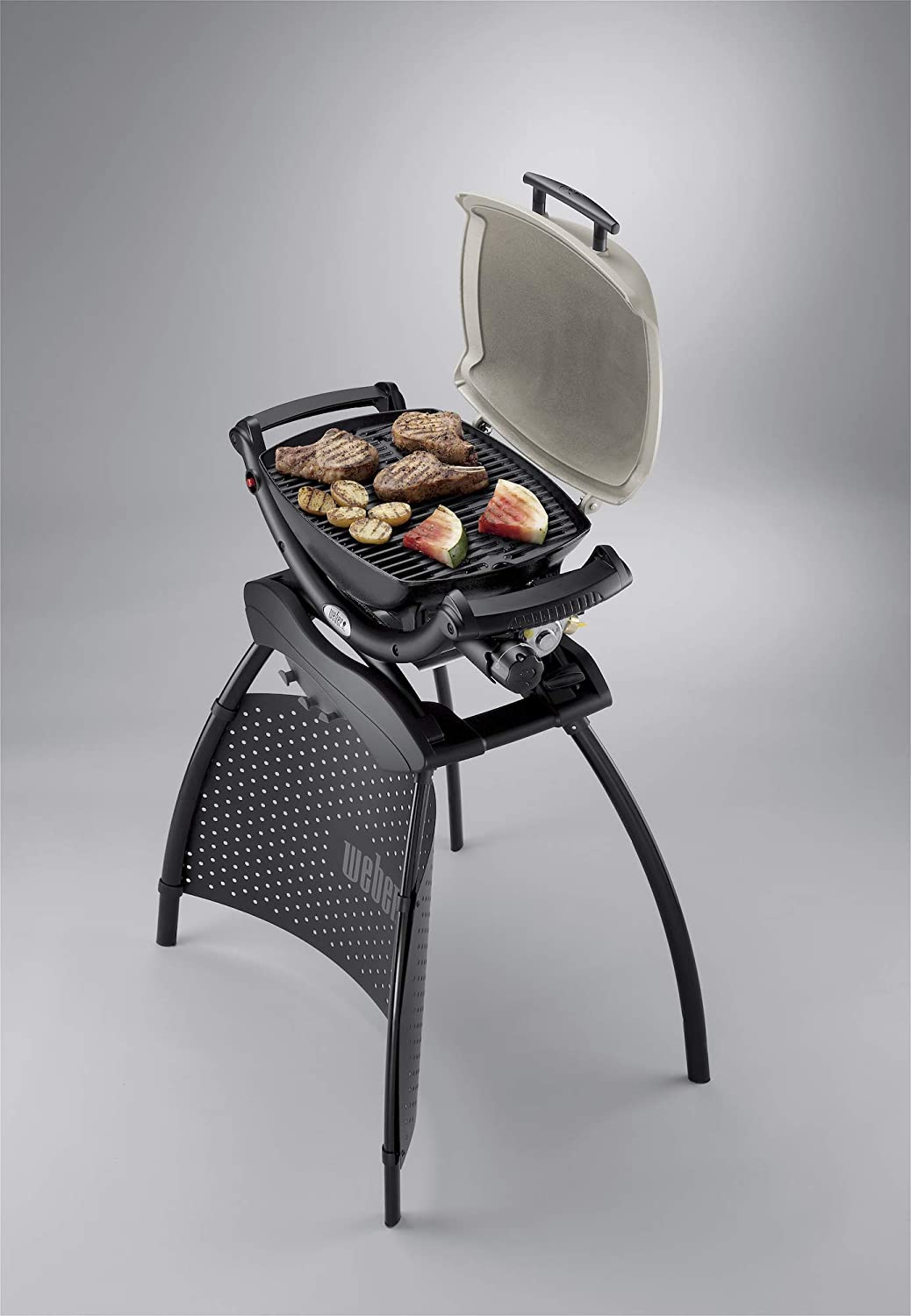 Weber Q1000 Gas Grill with Stand, 43 x 32cm Grill Area, Portable BBQ Grill, 1 Burner - Image 4