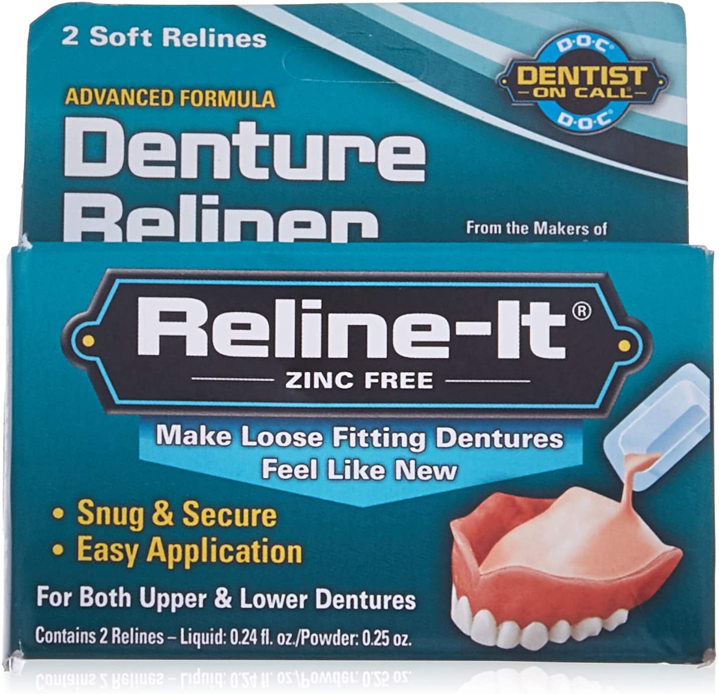 Dentemp Reline It Denture Reliner Kit BigaMart