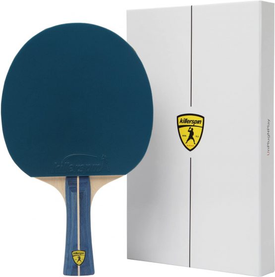 Recreational Ping Pong Paddle, Table Tennis Racket with Wood Blade, Jet Basic Rubber Grips Ping Pong Balls