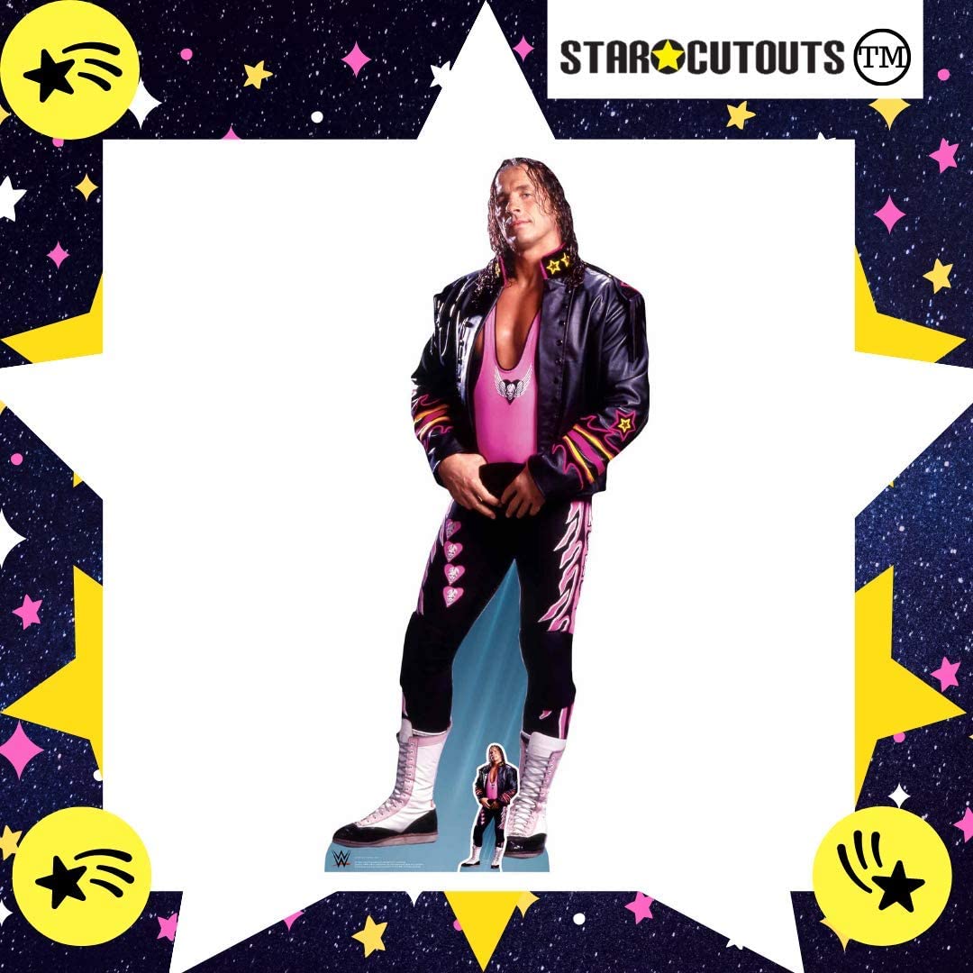 Star Cutouts SC1250 WWE Bret Hart Lifesize Cardboard Cutout - Wrestling Party Decoration, Event Display & Collector Gift - Image 3