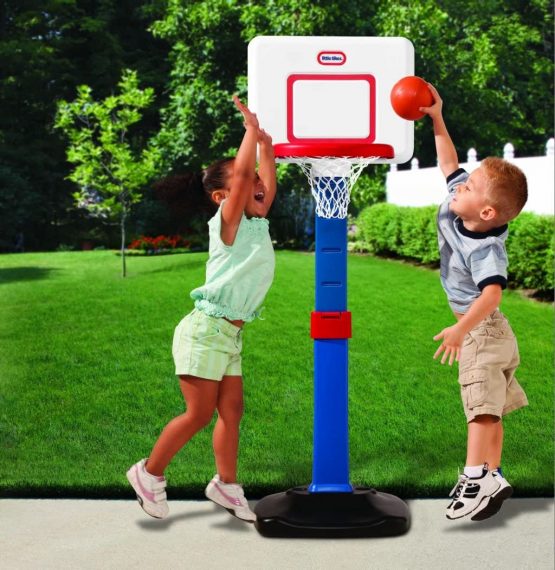 Little Tikes TotSports Basketball Set - Adjustable Height - Ages 18 Months to 5 Years - Image 3