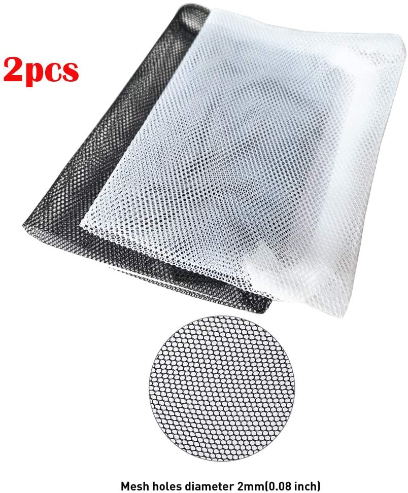 CESFONJER 90Pcs Bio Porous Filter Biochemical Ball Filter Media Water Filter Material with Cotton for Fish Tank Pond Aquarium Waterfall Fountain(18mm) + 2 Pcs Aquarium Media Filter Bag - Image 2