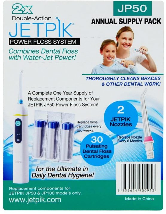 JETPIK JP50 Annual Pack Contains A Whole Year Supply for Your JP50 Series Power Floss Use - Image 2