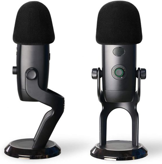 Flocked Foam Windscreen for Blue Yeti X - Mic Cover Pop Filter with Flocking Surface for Blue Yeti X Condenser Microphones by YOUSHARES - Image 3