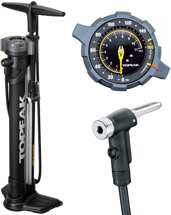 Topeak Unisex's Joeblow Booster Floor Pump, Black, One Size - Image 4