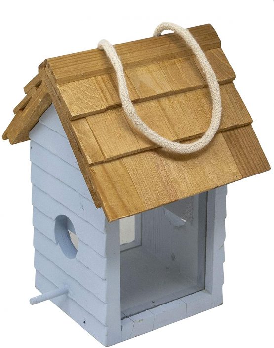 Gardman A04334 Beach Hut Seed Feeder - Green/blue - Image 2