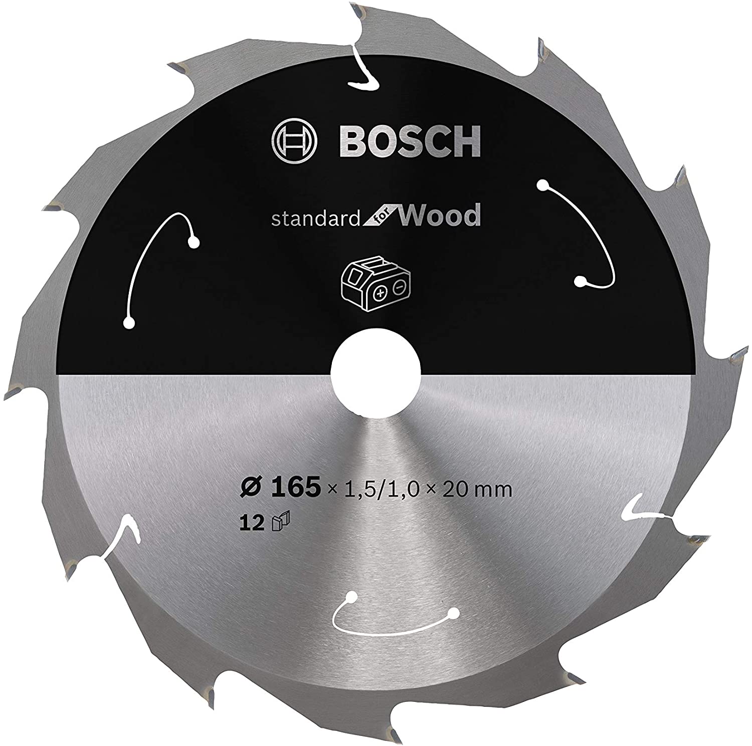 Bosch 1x PRO Wood Circular Saw Blade for Cordless Hand-Held Circular Saws (for Softwood Hardwood, diameter mm - Image 2