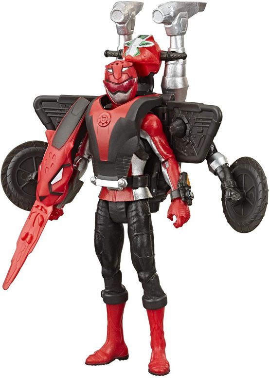 Power Rangers Beast Morphers Red Ranger and Morphin Cruise Beast Bot 15-cm Action Figure 2-Pack Toys Inspired by the TV Programme - Image 3