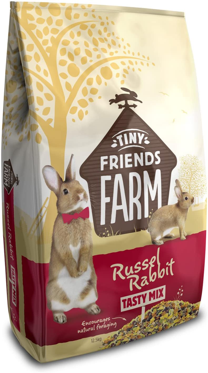Supreme Tiny Friends Farm Russel Rabbit Tasty Mix 12.5kg, transparent, 12.5 kg (Pack of 1) - Image 3