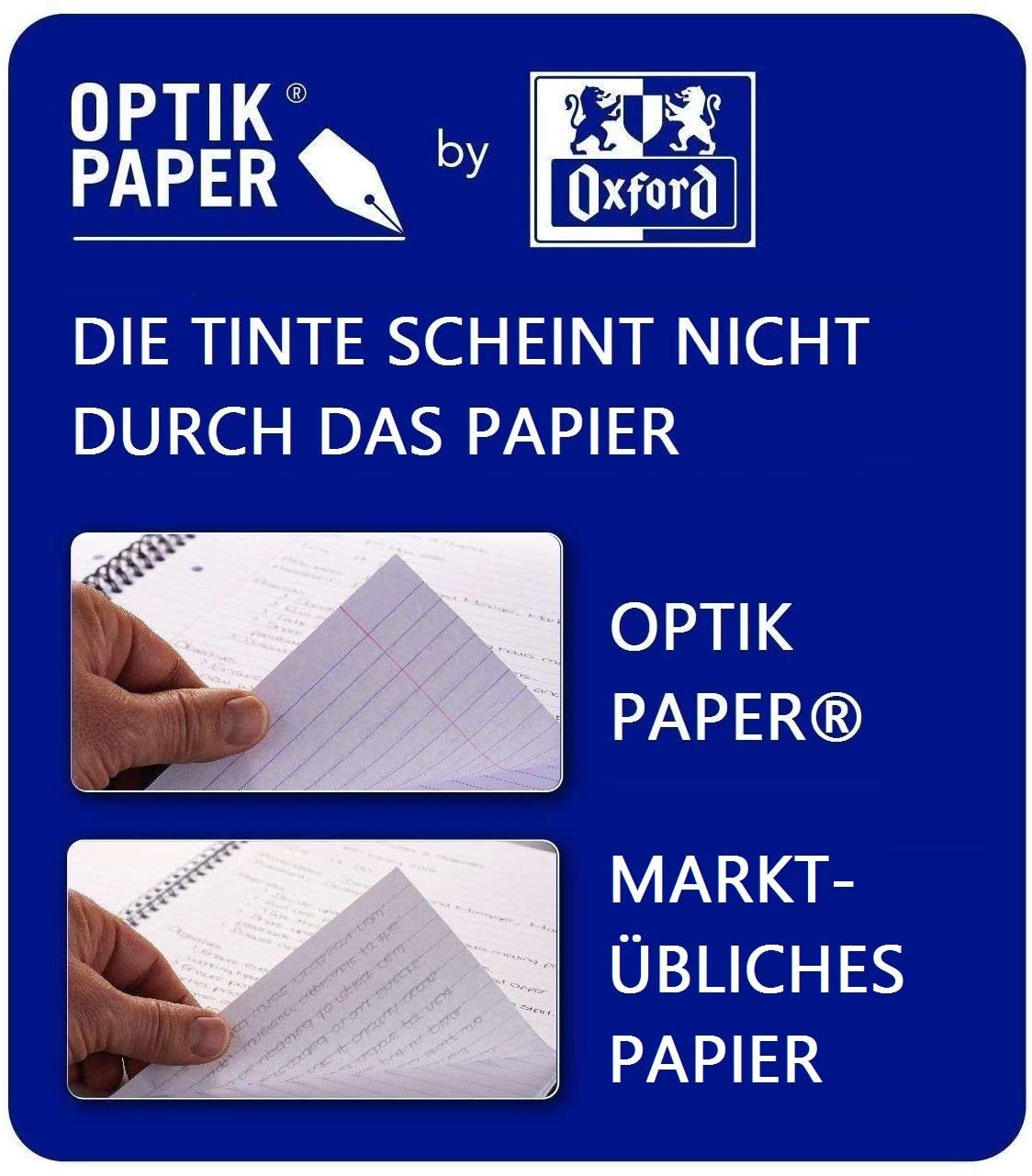 Hamelin Paperbrands 384504007 School Pad Optic Paper 90 g/m² / A7 / 5 mm Squares / 40 Sheets per Pad/Pack of 10 - Image 4