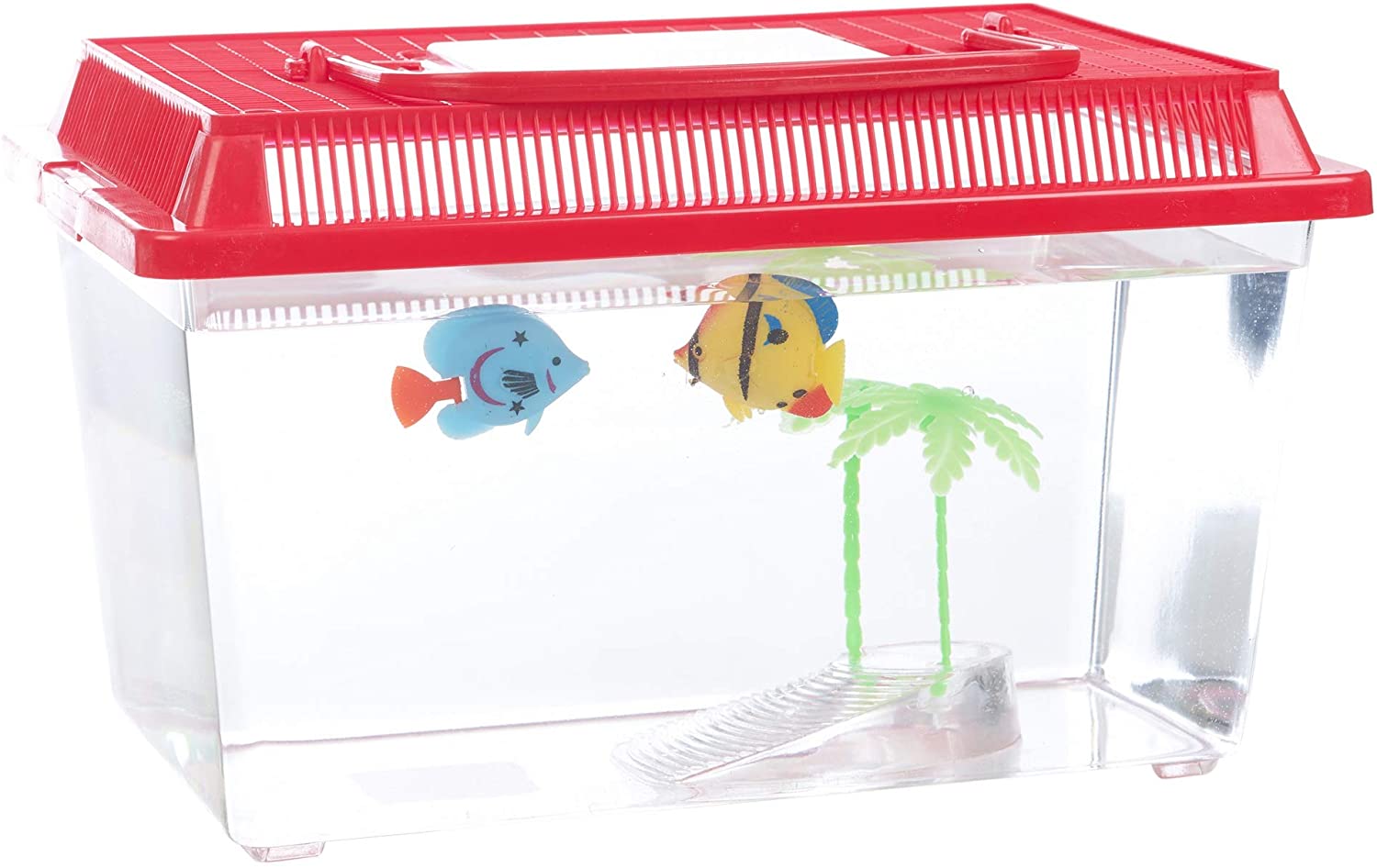 Aquarium Fish Keeper Plastic With Lock Holder Food Carrier And Handle 