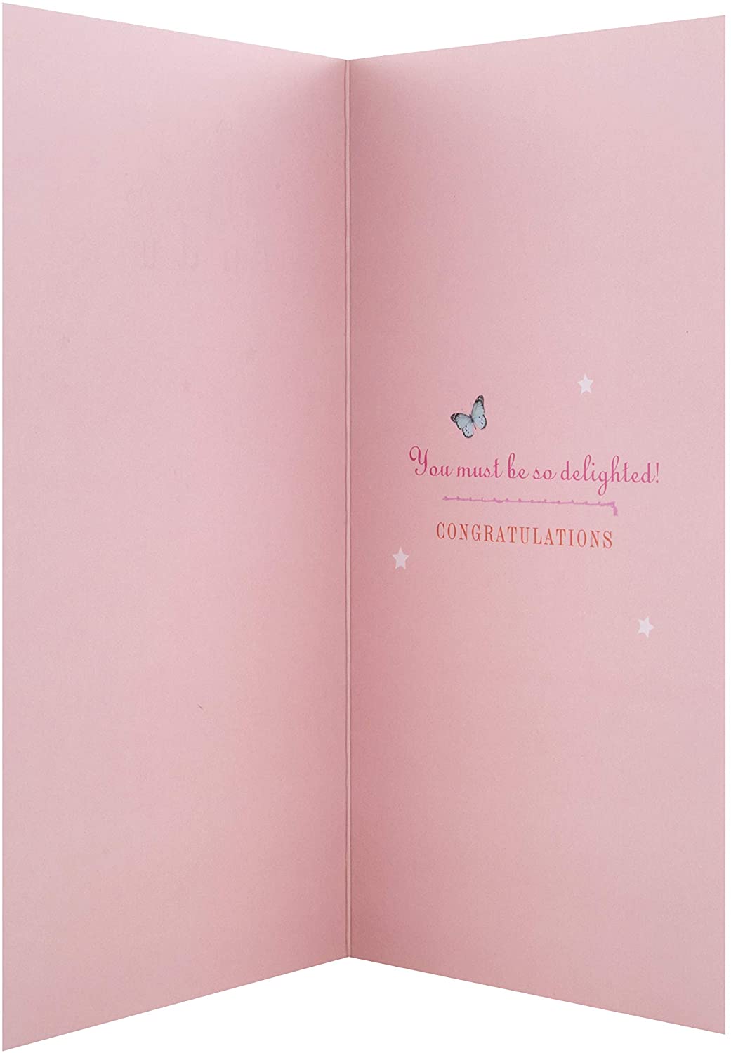 Hallmark New Granddaughter Birth Congratulations Card - Cute Unicorn Design with Pink Foil Details and Gem Attachments - Image 4