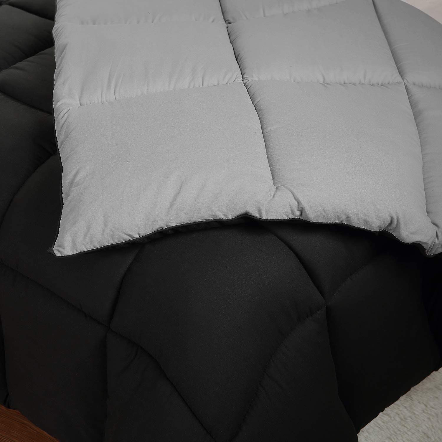 Utopia Bedding Down Alternative Reversible Comforter 10.5 Tog Duvet Insert Microfiber Box Stitched 230 x 260 cm, (Super King - Image 4
