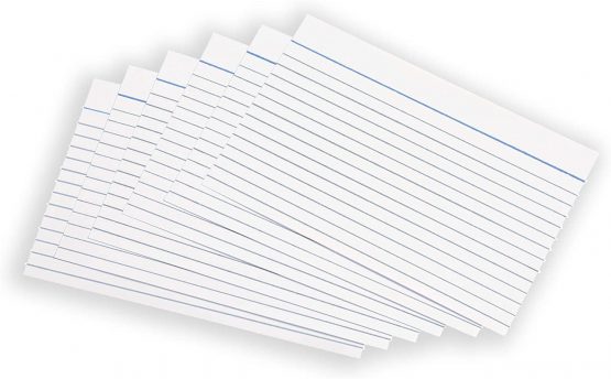 [800 Pack] A6 Revision Cards 6x4 White Record Cards FlashCards Ruled (6"x 4") 152mm x 102mm Blank Flash Cards Index Cards - Image 3