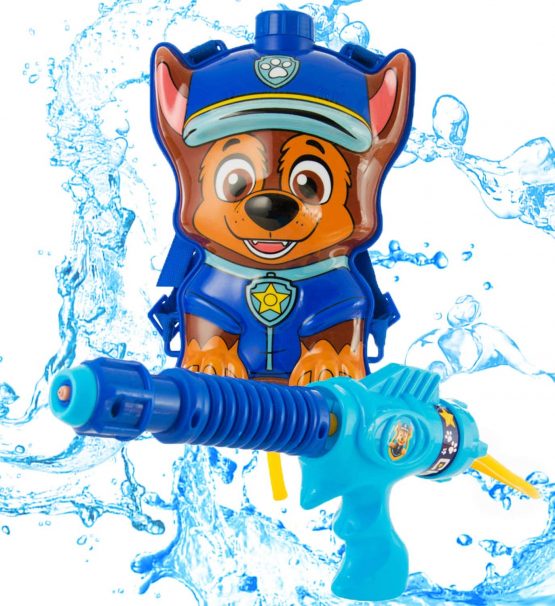 PAW PATROL Outdoor Toys For Children, Garden Toys For Toddler With Chase, Water Blaster Backpack, Portable Water Gun With Adjustable Straps, Fun Kids Outdoor Games From Age 3+
