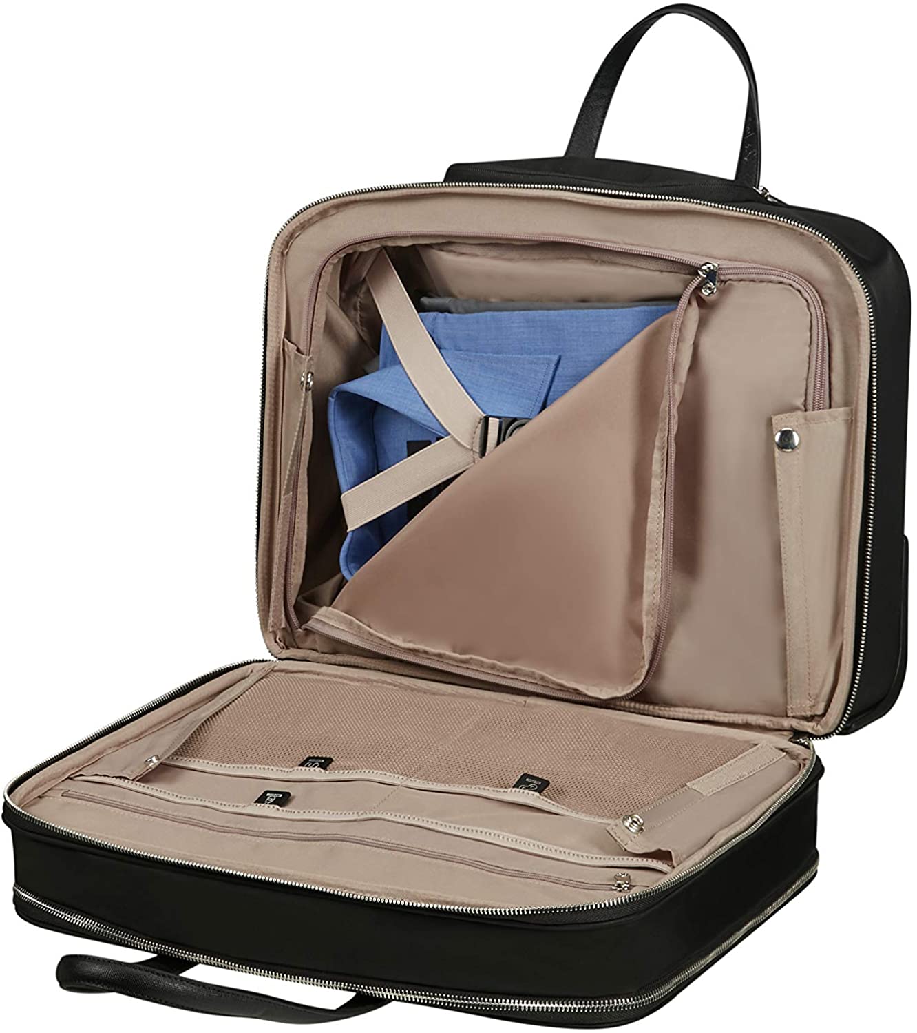 Samsonite Zalia 2.0 15.6 Inch Laptop Roller Case, 43 cm, 24 L, Black