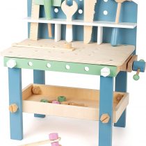 Small Foot 11376 Scanline Compact, Children's Workbench Made of FSC Wood, with Tools and Accessories Toys, Multicolored