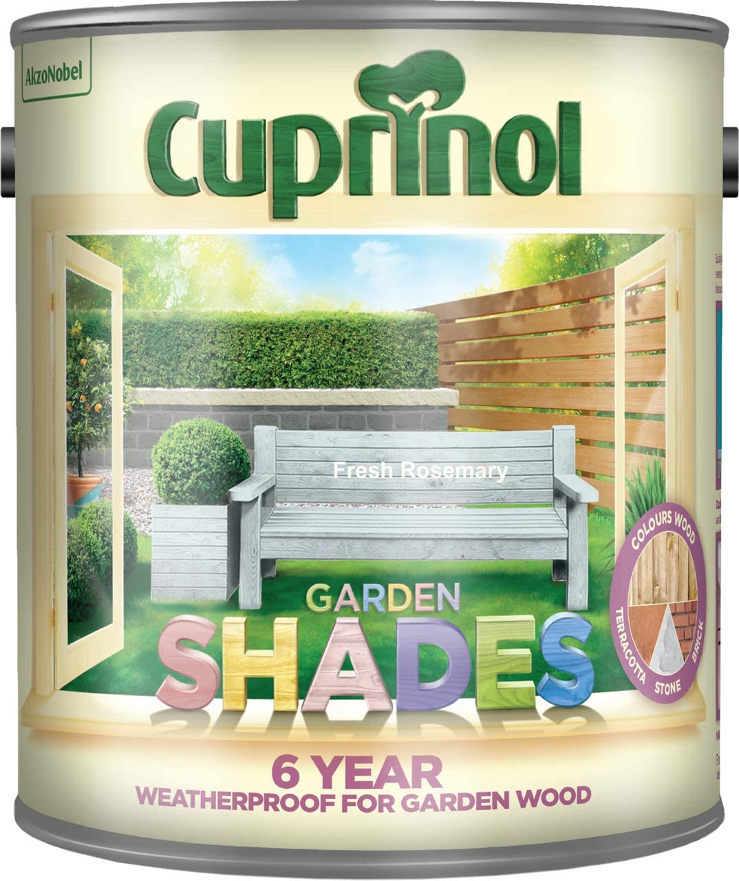 Cuprinol Garden Shades Fresh Rosemary, 2.5 Litre, 2.5L