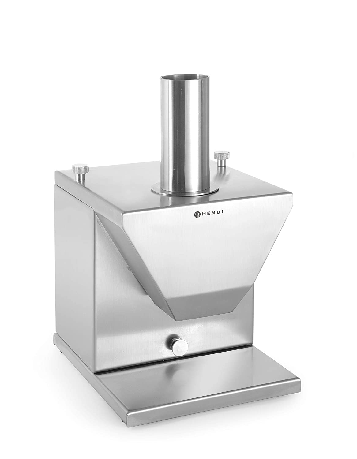HENDI Sausage cutter, electric, curry sausage cutter, maximum diameter of 48mm, 230V, 135W, 230x185x (H) 325mm, silver - Image 3
