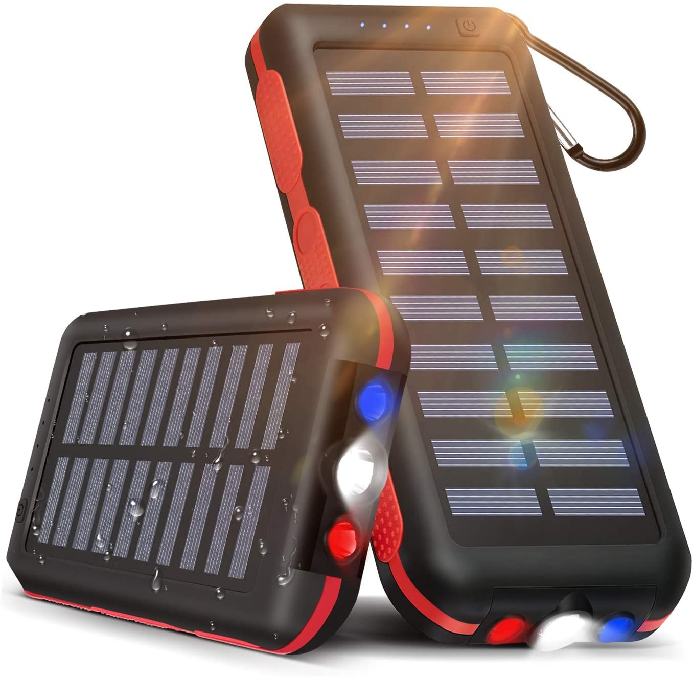 Solar Power Bank Portable Phone Charger 25000mAh【2020 Newest Solar ...