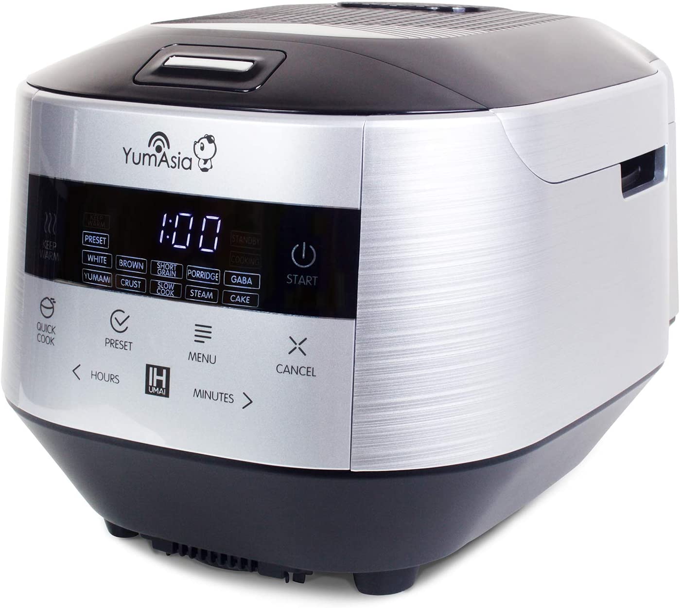Yum Asia Bamboo Rice Cooker with Induction Heating (IH) and Ceramic